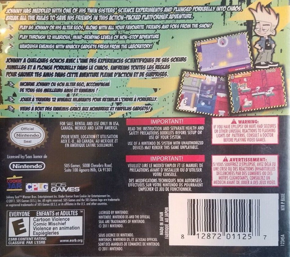Johnny Test DS - Video Game - Used - CaveGamers - Image 2