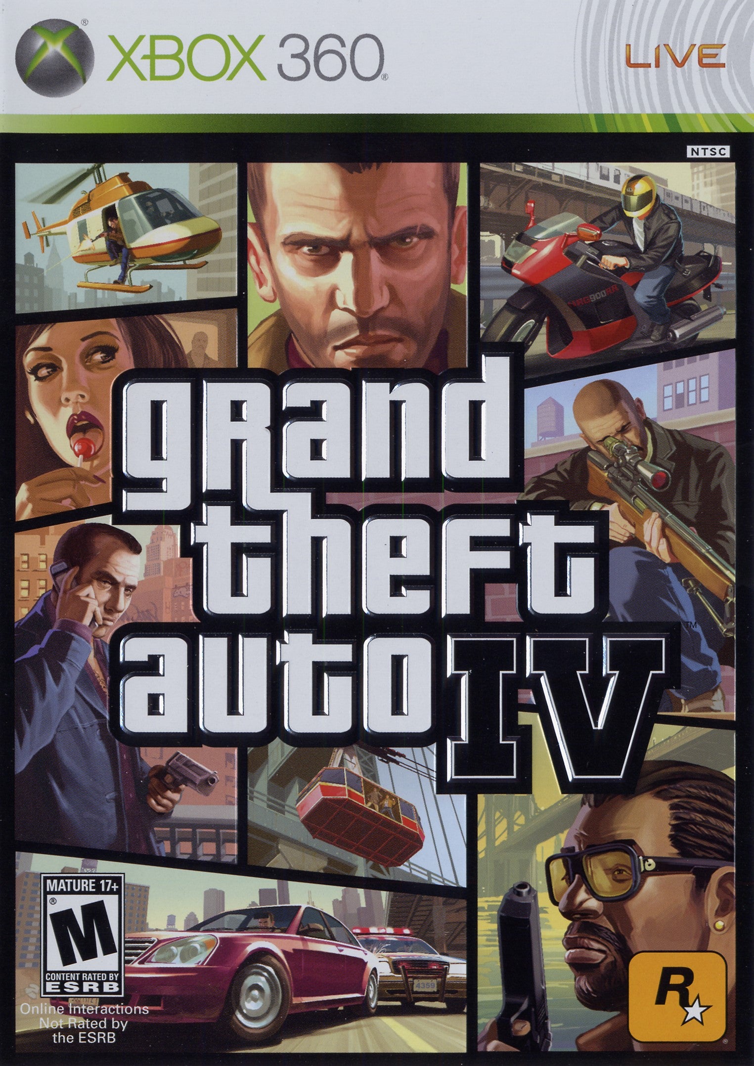 Grand Theft Auto IV Xbox 360 - Video Game - Used - CaveGamers
