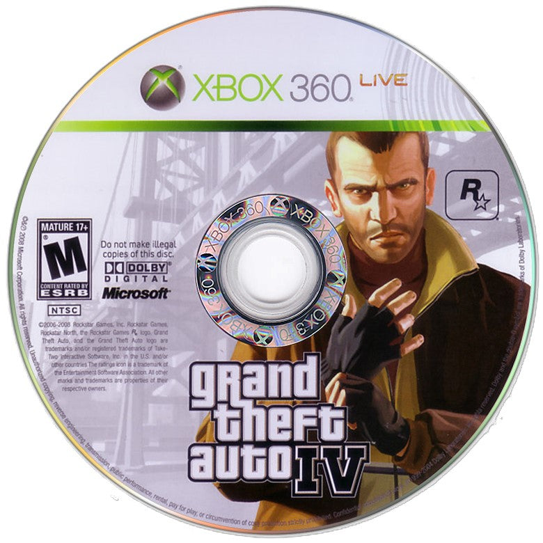 Grand Theft Auto IV Xbox 360 - Video Game - Used - CaveGamers - Image 3