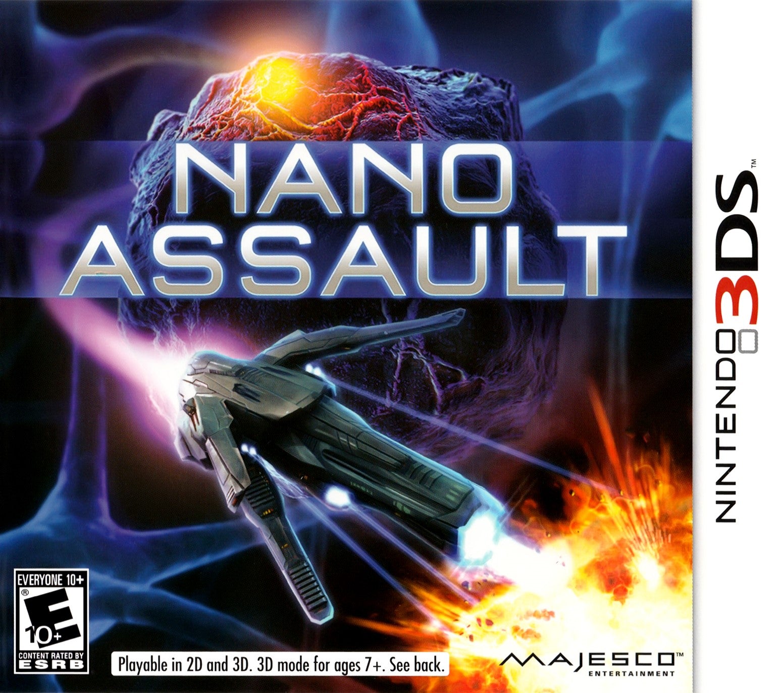 Nano Assault 3DS - Video Game - Used - CaveGamers