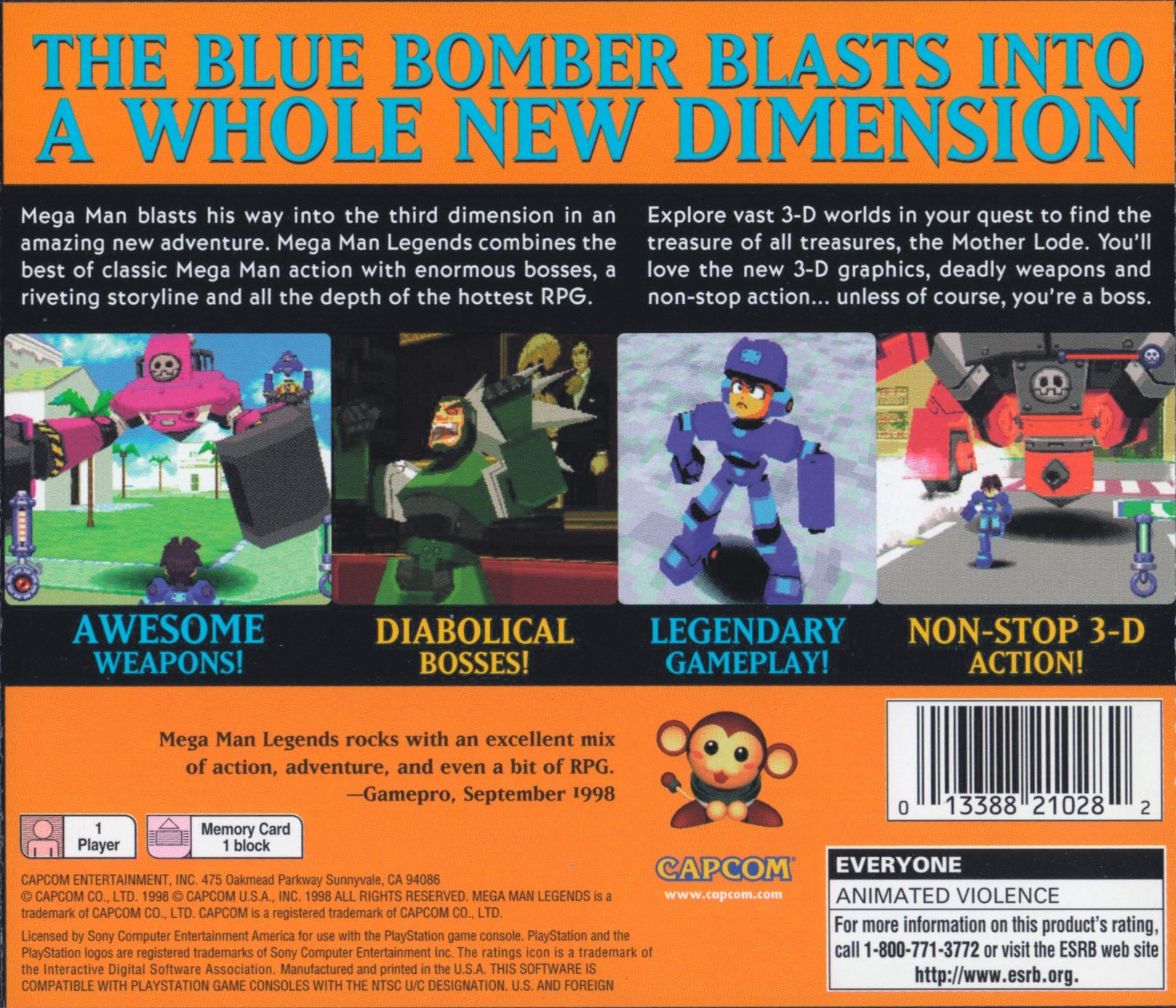 Mega Man: Legends Playstation - Video Game - Used - CaveGamers - Image 2