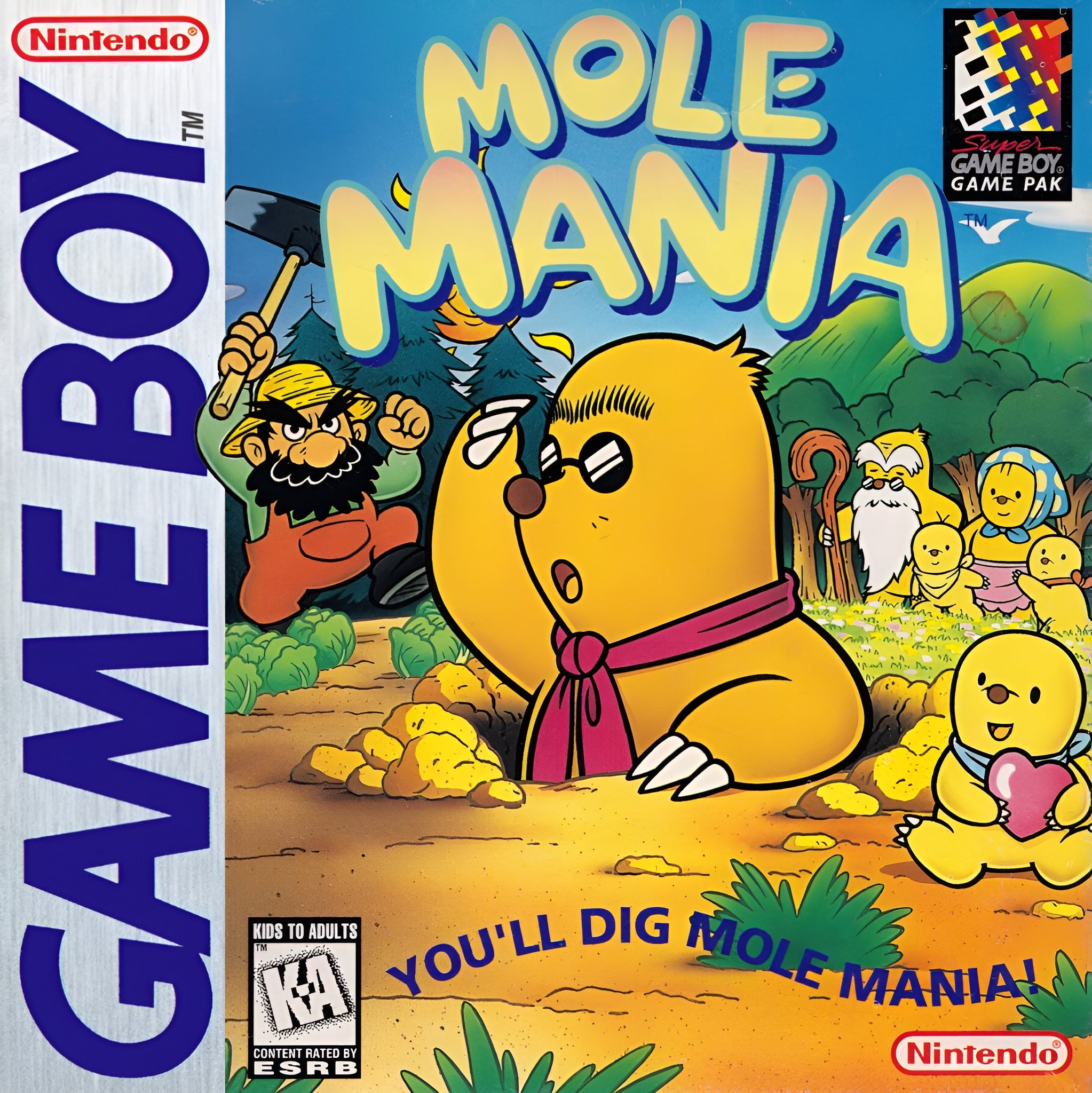 Mole Mania Game Boy - Video Game - Used - CaveGamers