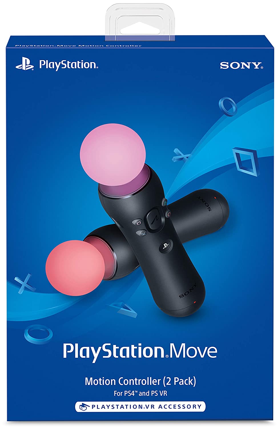 PlayStation Move Motion Controllers - Two Pack PS4 - Video Game Accessory - New - CaveGamers
