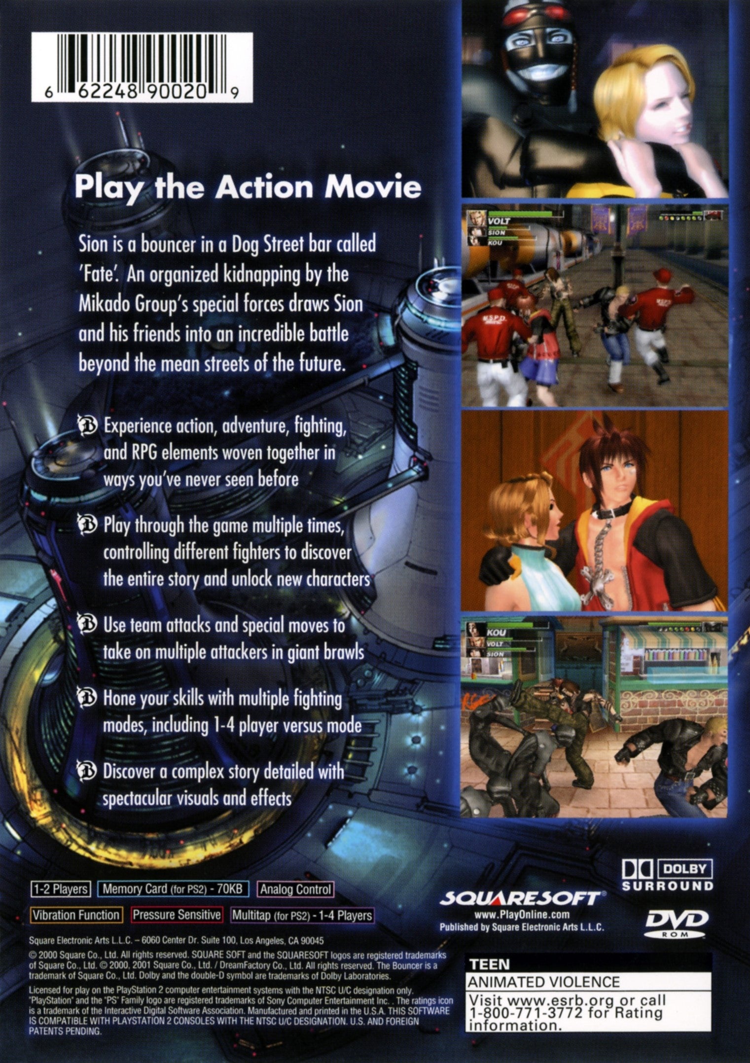 The Bouncer PS2 - Video Game - Used - CaveGamers - Image 2
