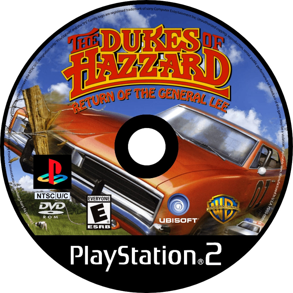 The Dukes of Hazzard Return of the General Lee PS2 - Video Game - Used - CaveGamers - Image 2
