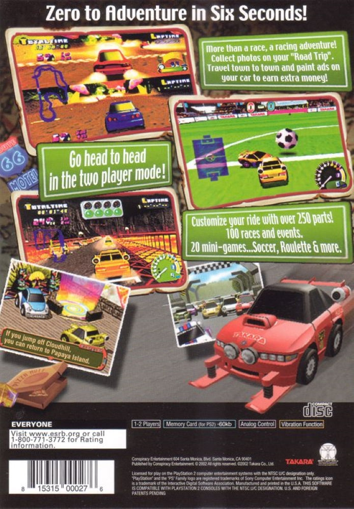 Everywhere: Road Trip PS2 - Video Game - Used - CaveGamers - Image 2