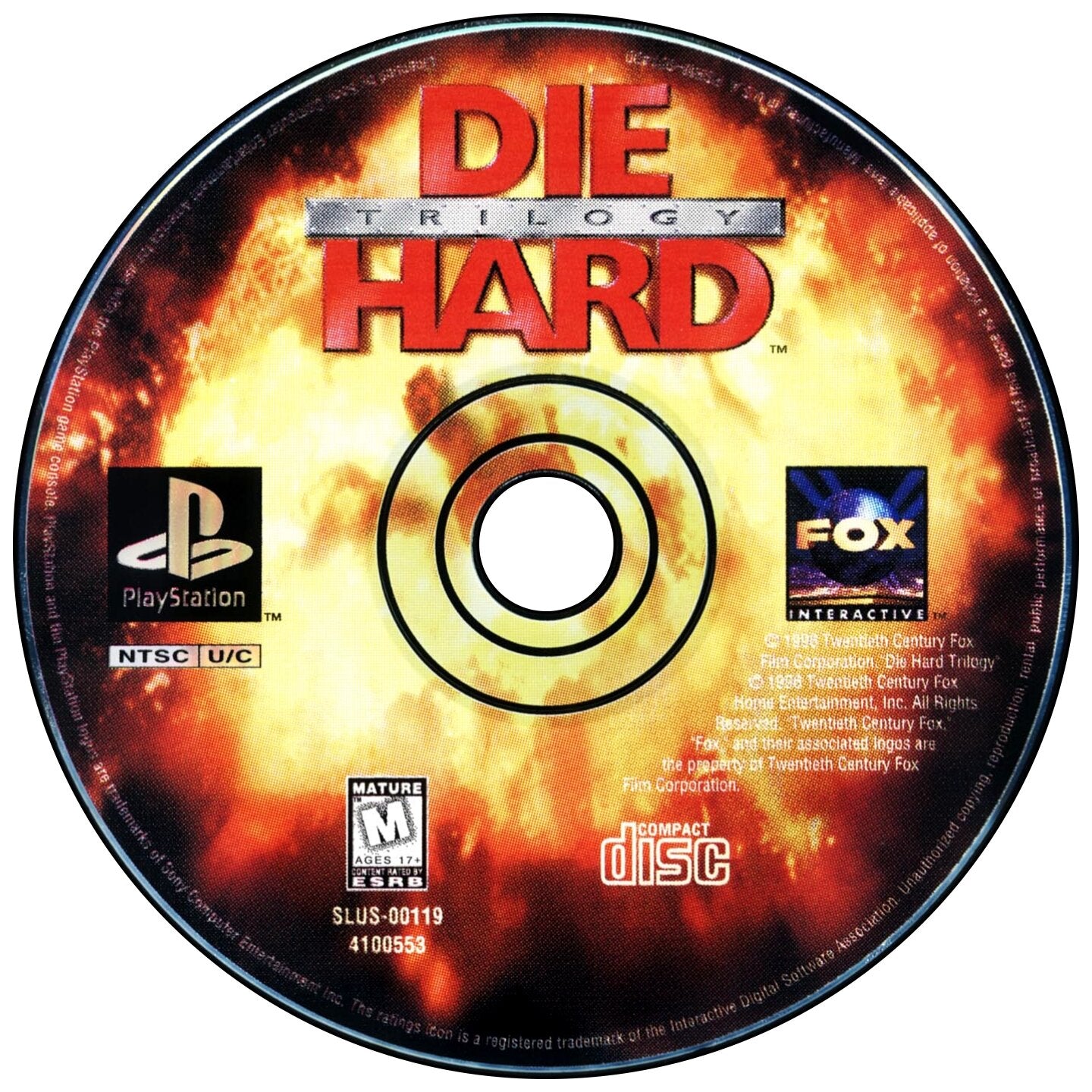 Die Hard Trilogy Playstation - Video Game - Used - CaveGamers - Image 3