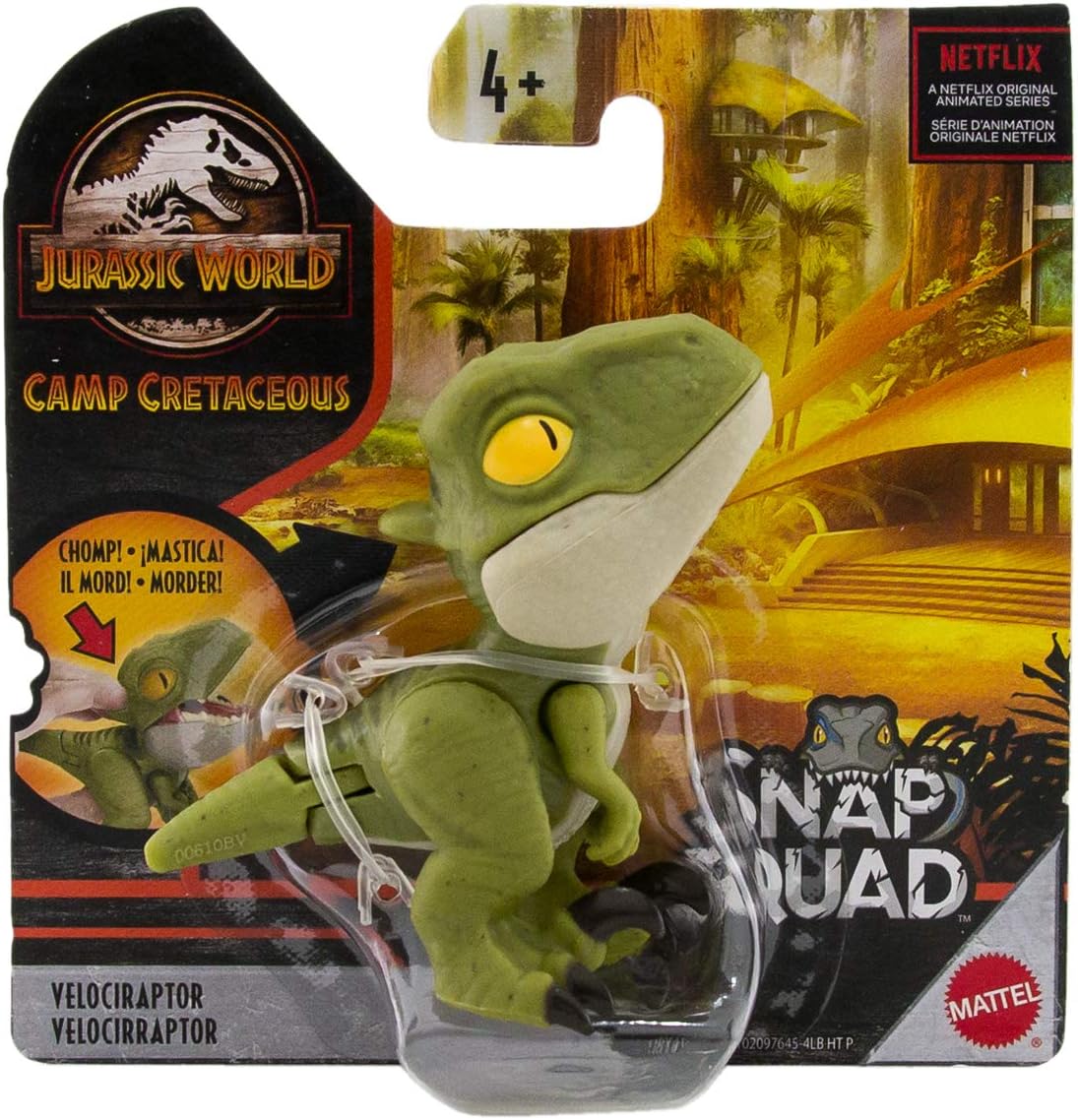 Jurassic World Snap Squad Velociraptor Figure - Toys - New - CaveGamers
