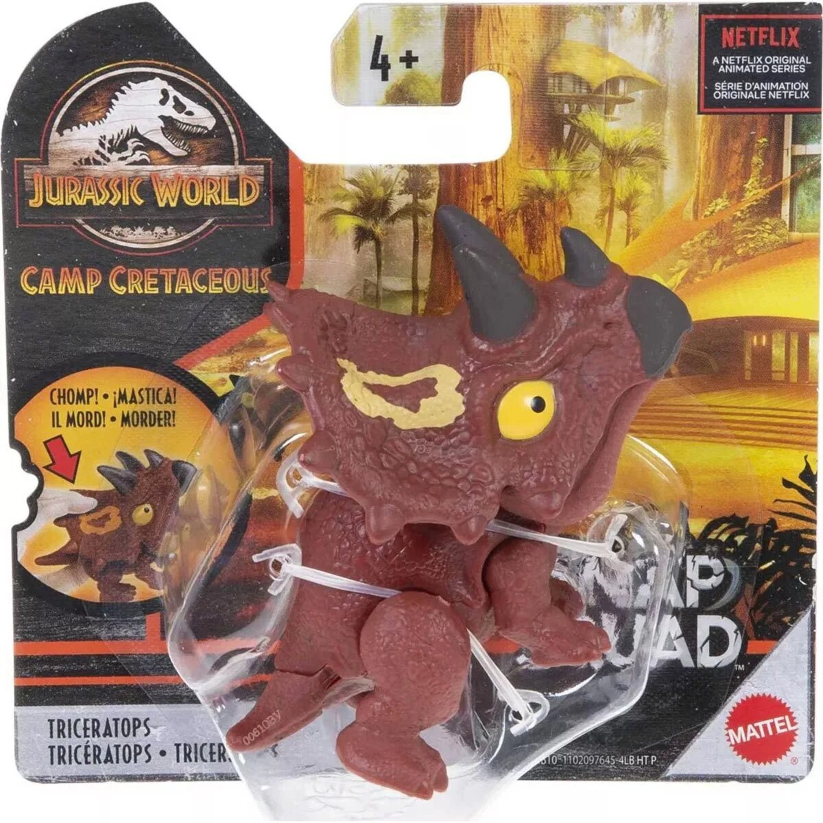 Jurassic World Camp Cretaceous Snap Squad Triceratops