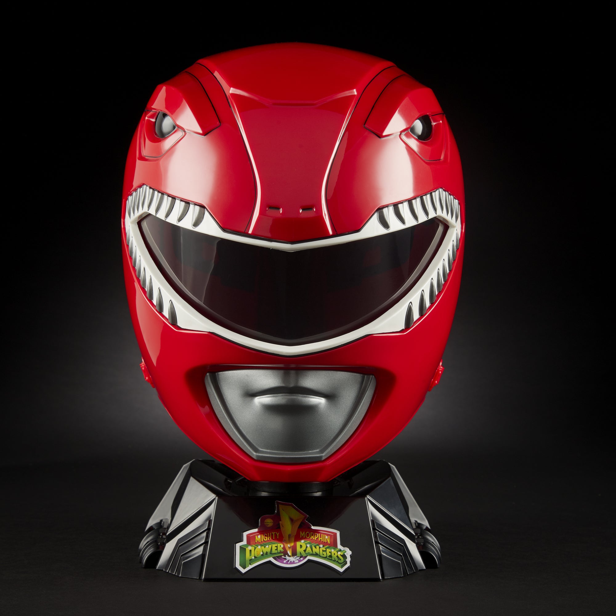 Power Rangers Lightning Collection Mighty Morphin Red Ranger Helmet Prop Replicas - Toys - New - CaveGamers - Image 3