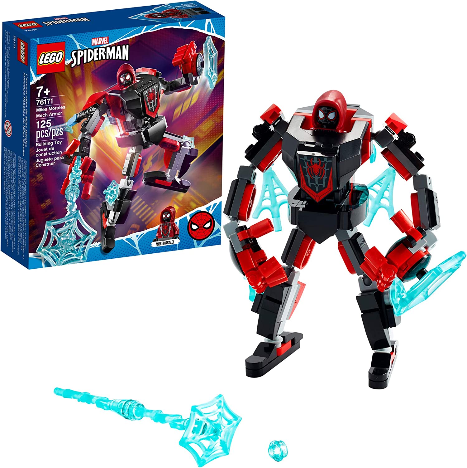 LEGO Miles Morales Spiderman Mech 76171 Building Sets - Toys - New - CaveGamers