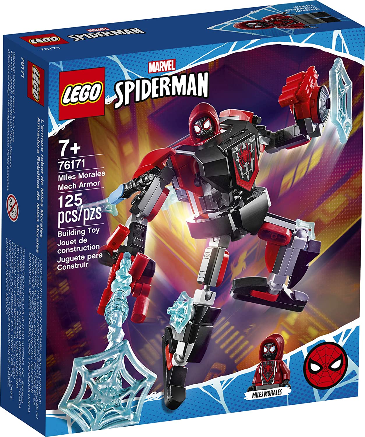 LEGO Miles Morales Spiderman Mech 76171 Building Sets - Toys - New - CaveGamers - Image 3