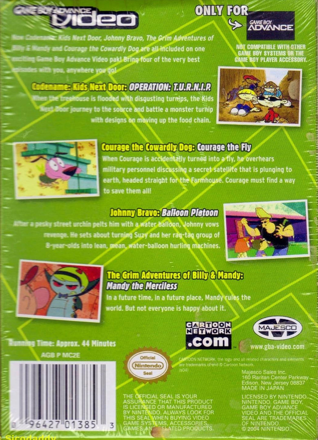Cartoon Network Collection Videos Volume 2 Game Boy Advance - Video Game - Used - CaveGamers - Image 2