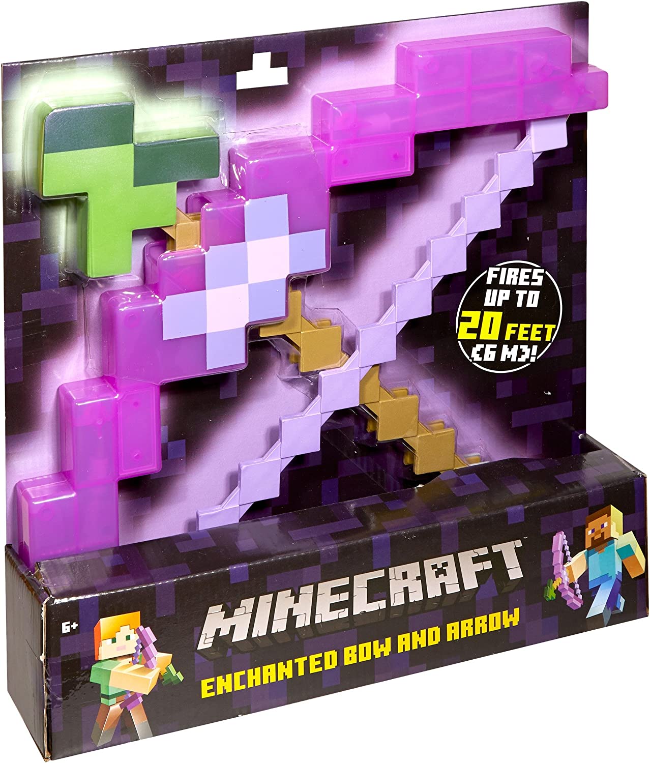 Minecraft Enchanted Bow with Potion-Tip Arrow
