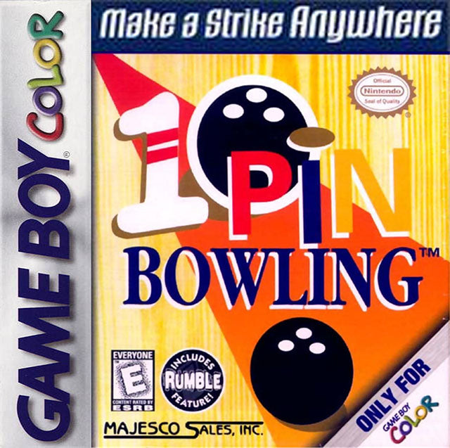 Ten Pin Bowling with Rumble Game Boy Color - Video Game - Used - CaveGamers