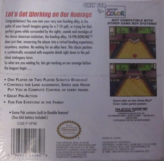 Ten Pin Bowling with Rumble