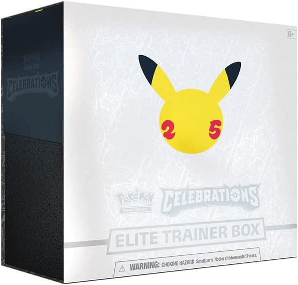 Pokemon TCG: 25th Anniversary Celebrations Elite Trainer Box - Trading Card - New - CaveGamers
