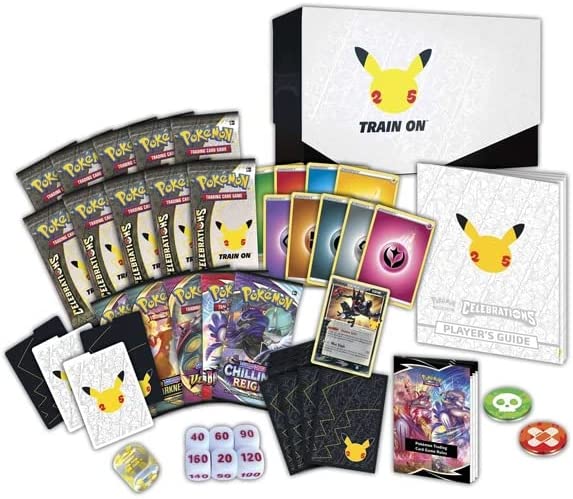 Pokemon TCG: 25th Anniversary Celebrations Elite Trainer Box - Trading Card - New - CaveGamers - Image 2