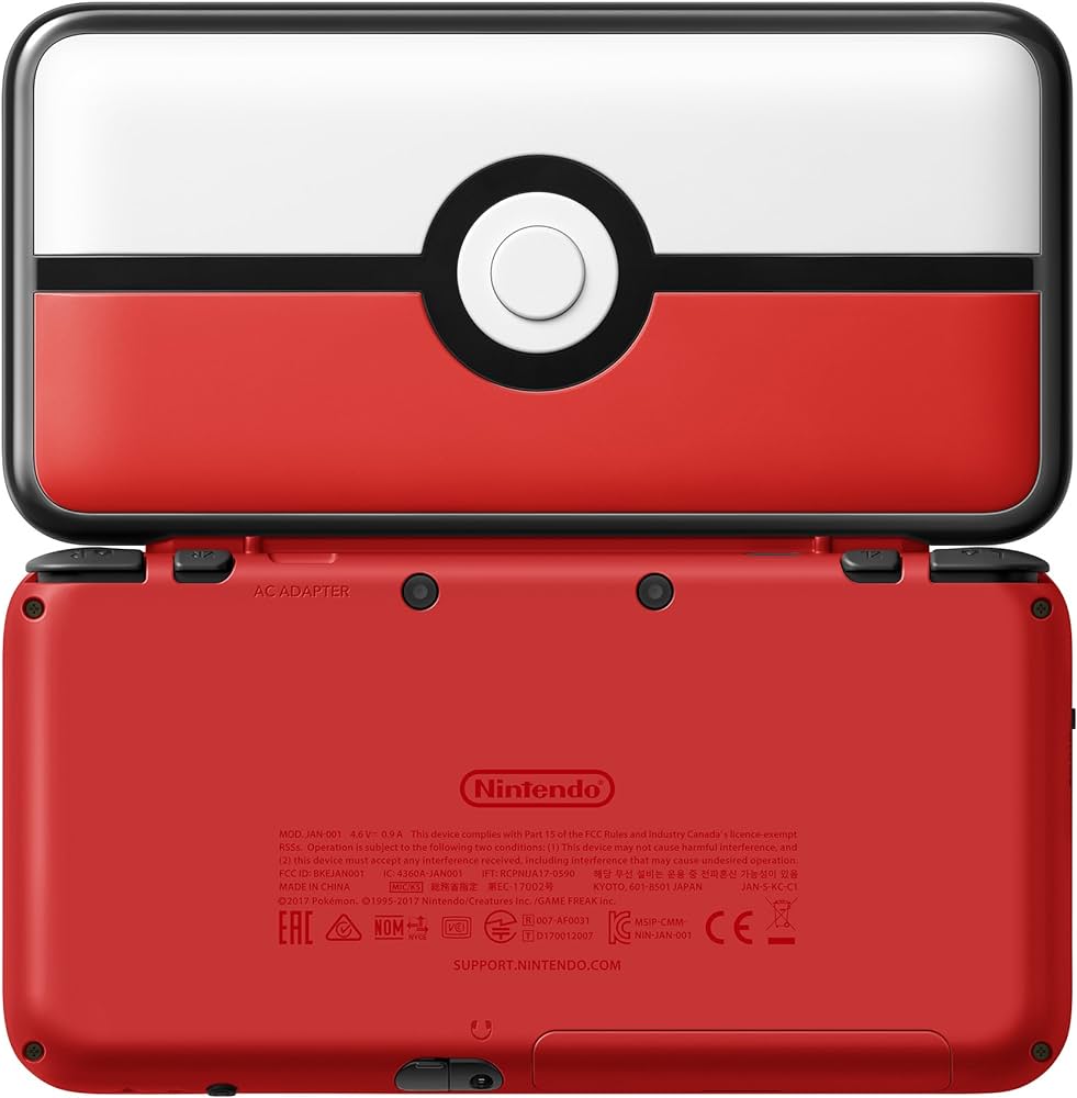 New Nintendo 2DS XL - Poke Ball Edition 3DS - Video Game System - Used - CaveGamers - Image 2