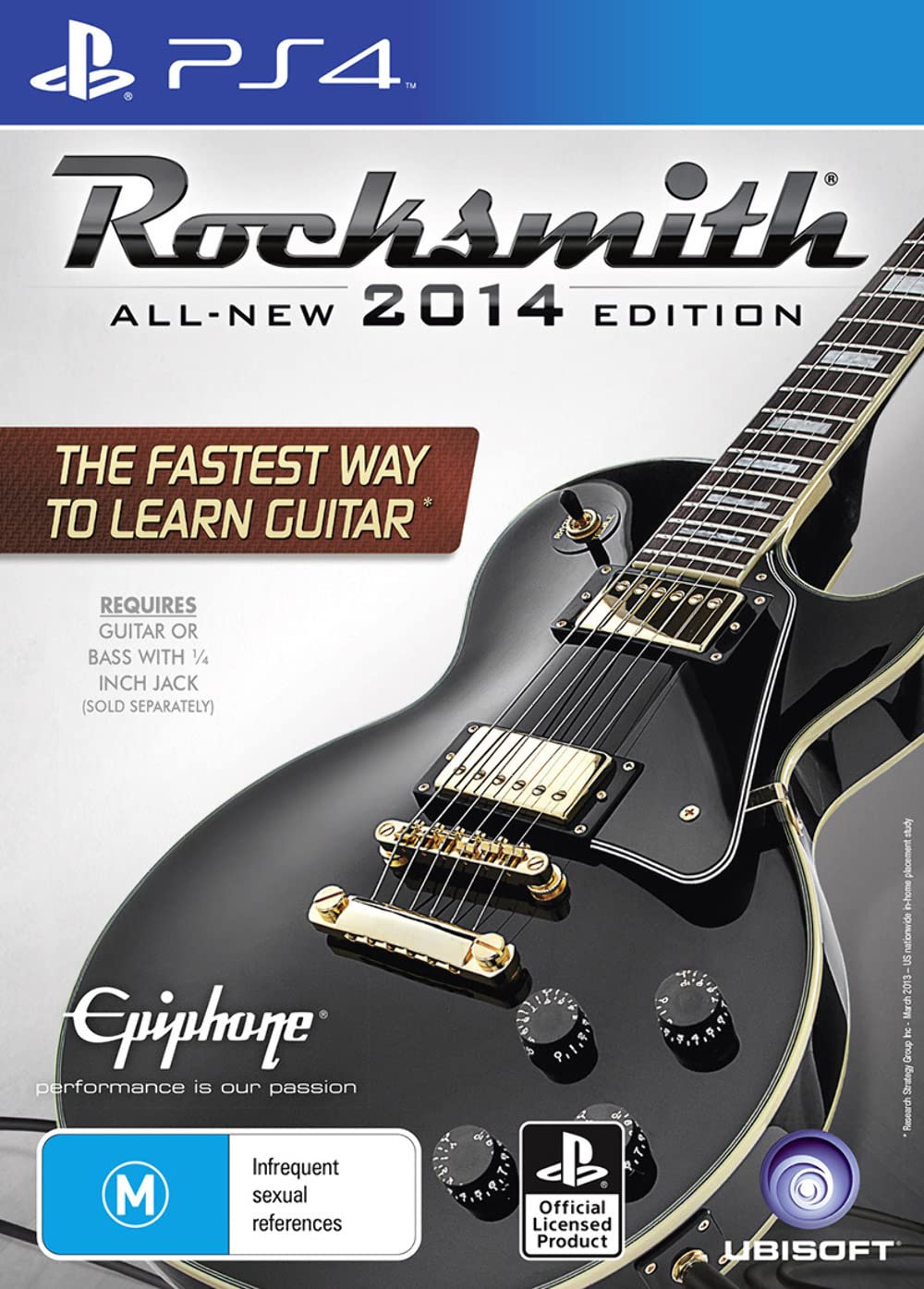 Rocksmith 2014 (Real Tone Cable) PS4 - Video Game - New - CaveGamers