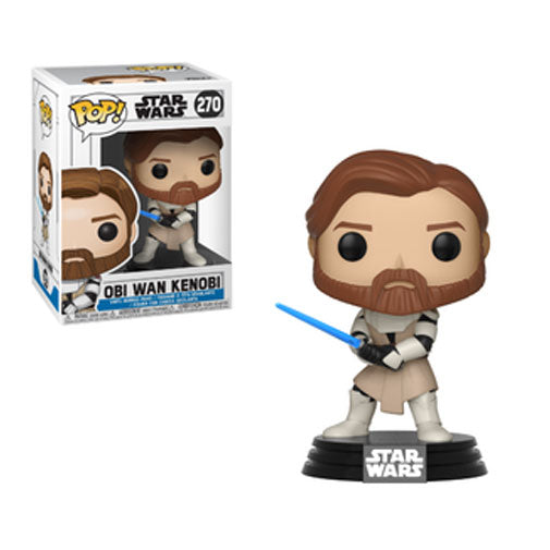 Funko Pop! Star Wars: The Clone Wars Obi Wan Kenobi Vinyl Figure - Toys - New - CaveGamers