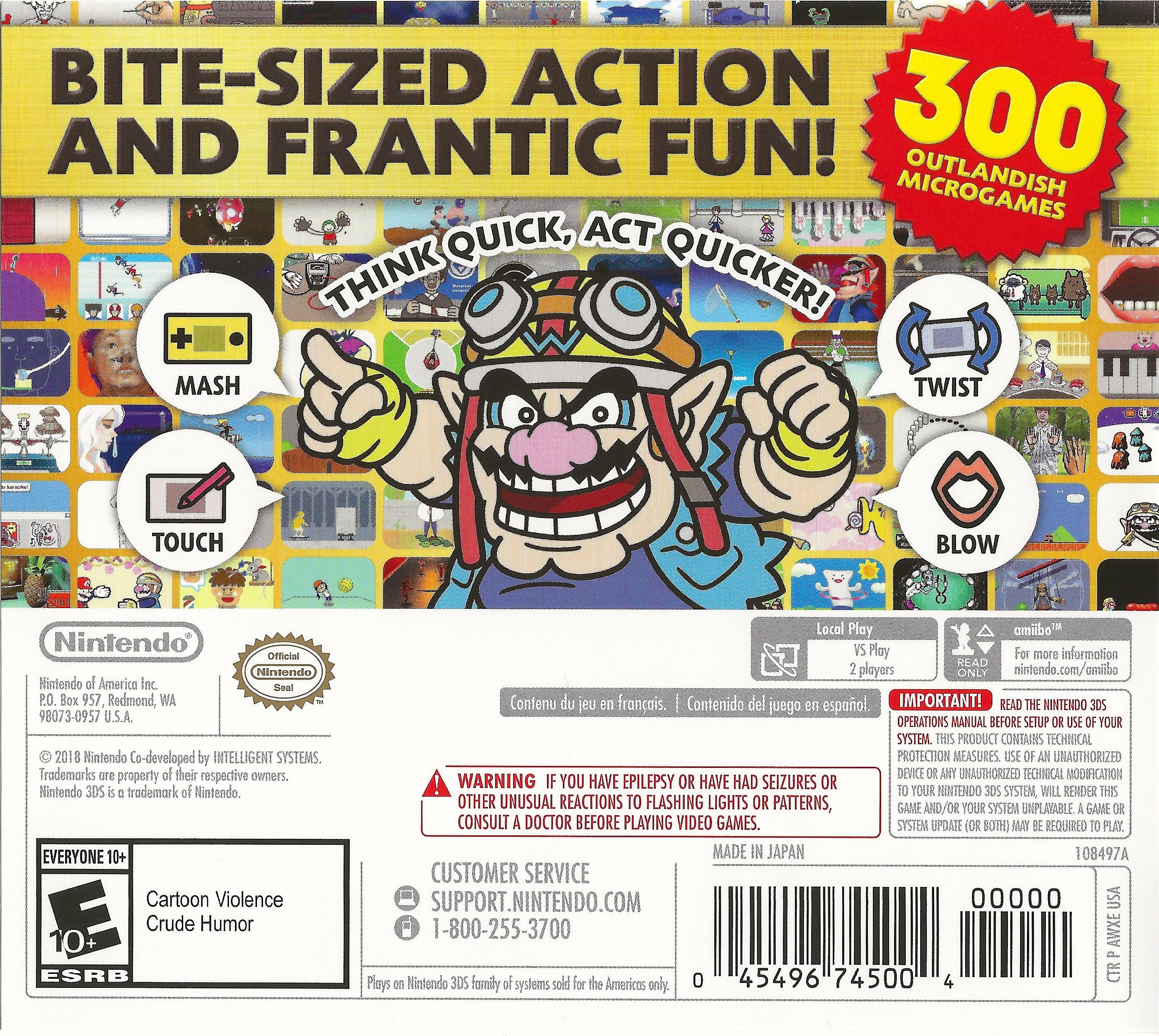 Warioware Gold 3DS - Video Game - Used - CaveGamers - Image 2