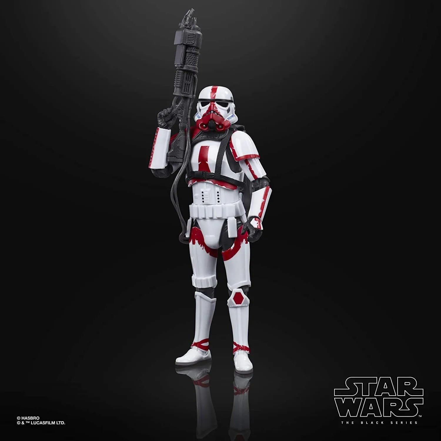 Star Wars: The Black Series - Incinerator Trooper (The Mandalorian) Action Figure Action Figures - Toys - New - CaveGamers - Image 2