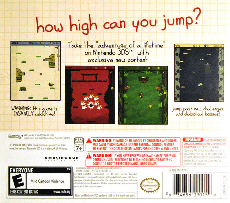 Doodle Jump 3DS - Video Game - Used - CaveGamers - Image 2
