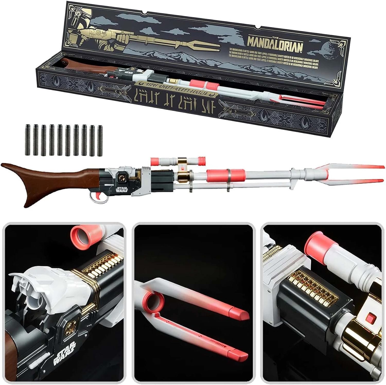 Star Wars: The Mandalorian - Amban Phase-Pulse Blaster | NERF Prop Replicas - Toys - New - CaveGamers