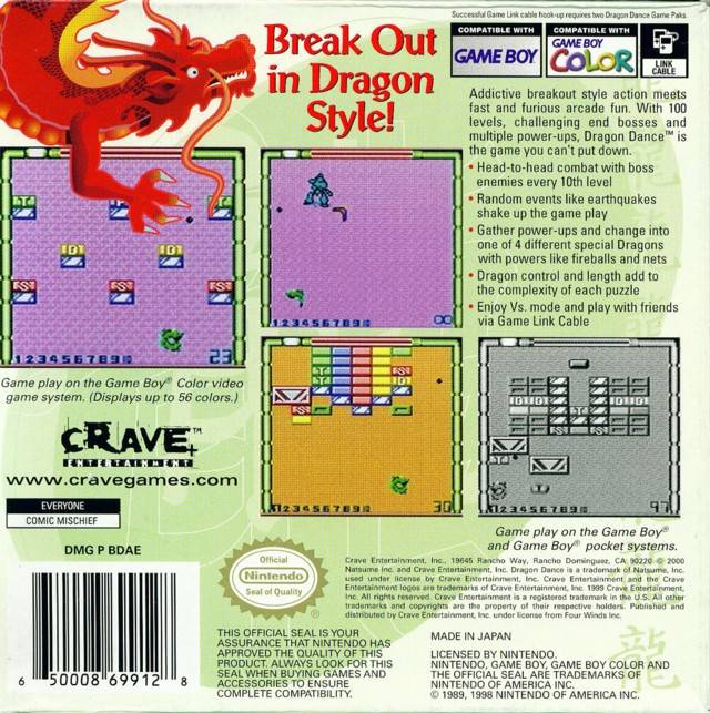 Dragon Dance Game Boy Color - Video Game - Used - CaveGamers - Image 2