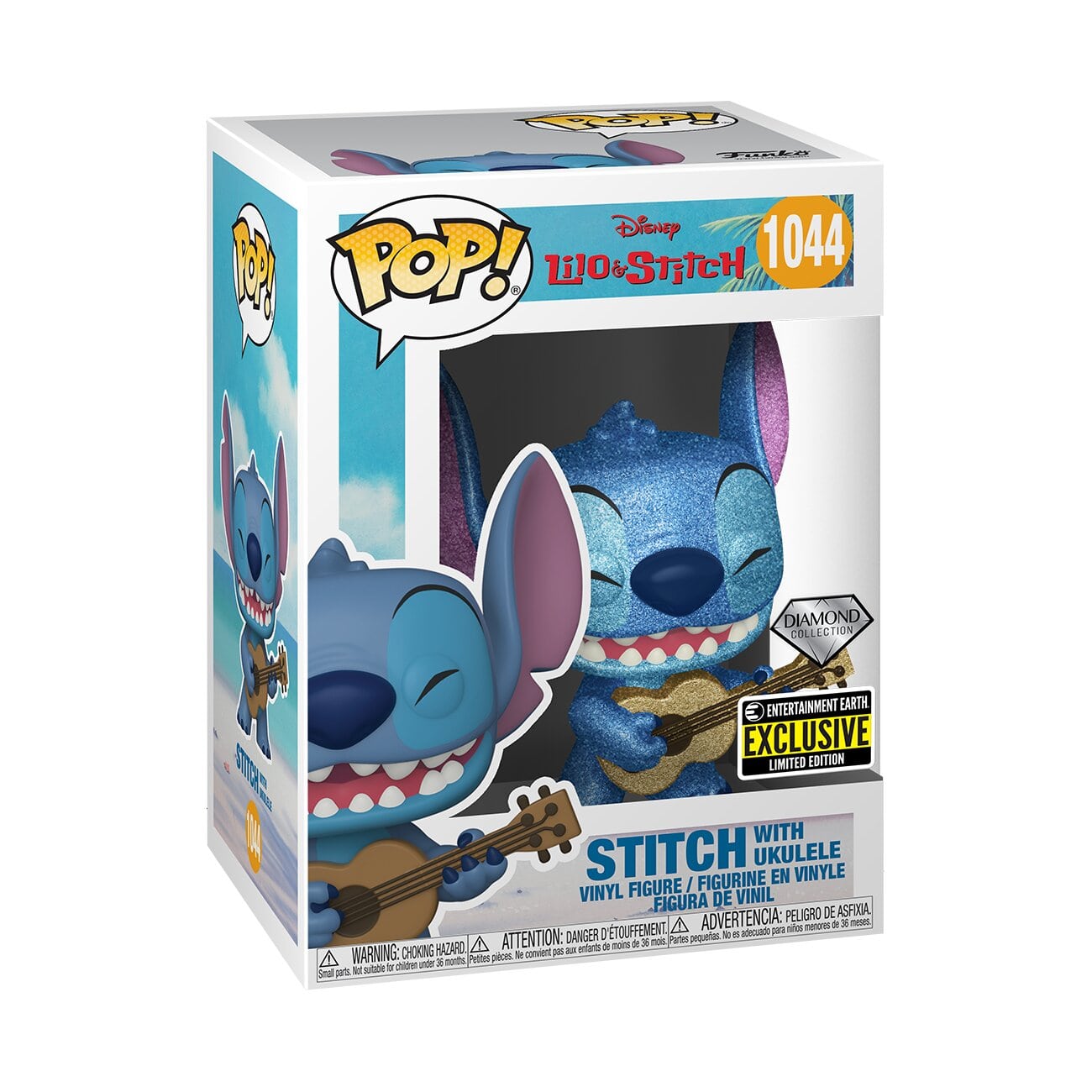 Funko Pop! Lilo & Stitch Stitch with Ukulele Vinyl Figure - Toys - New - CaveGamers - Image 2