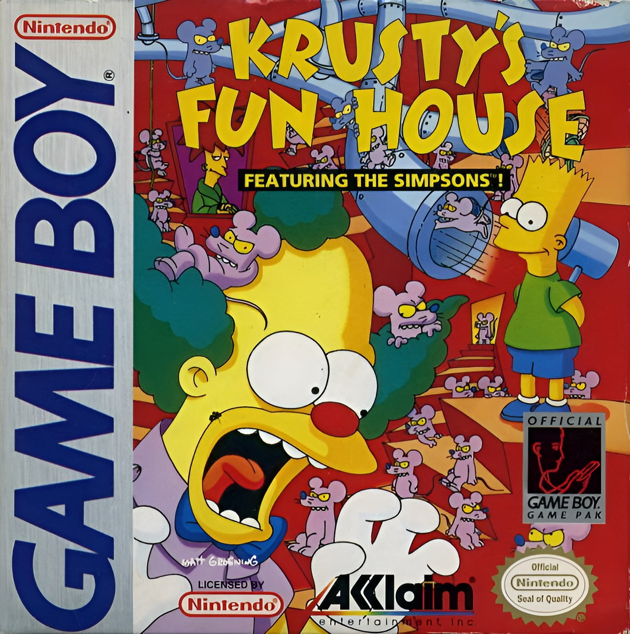 Krusty's Fun House Game Boy - Video Game - Used - CaveGamers
