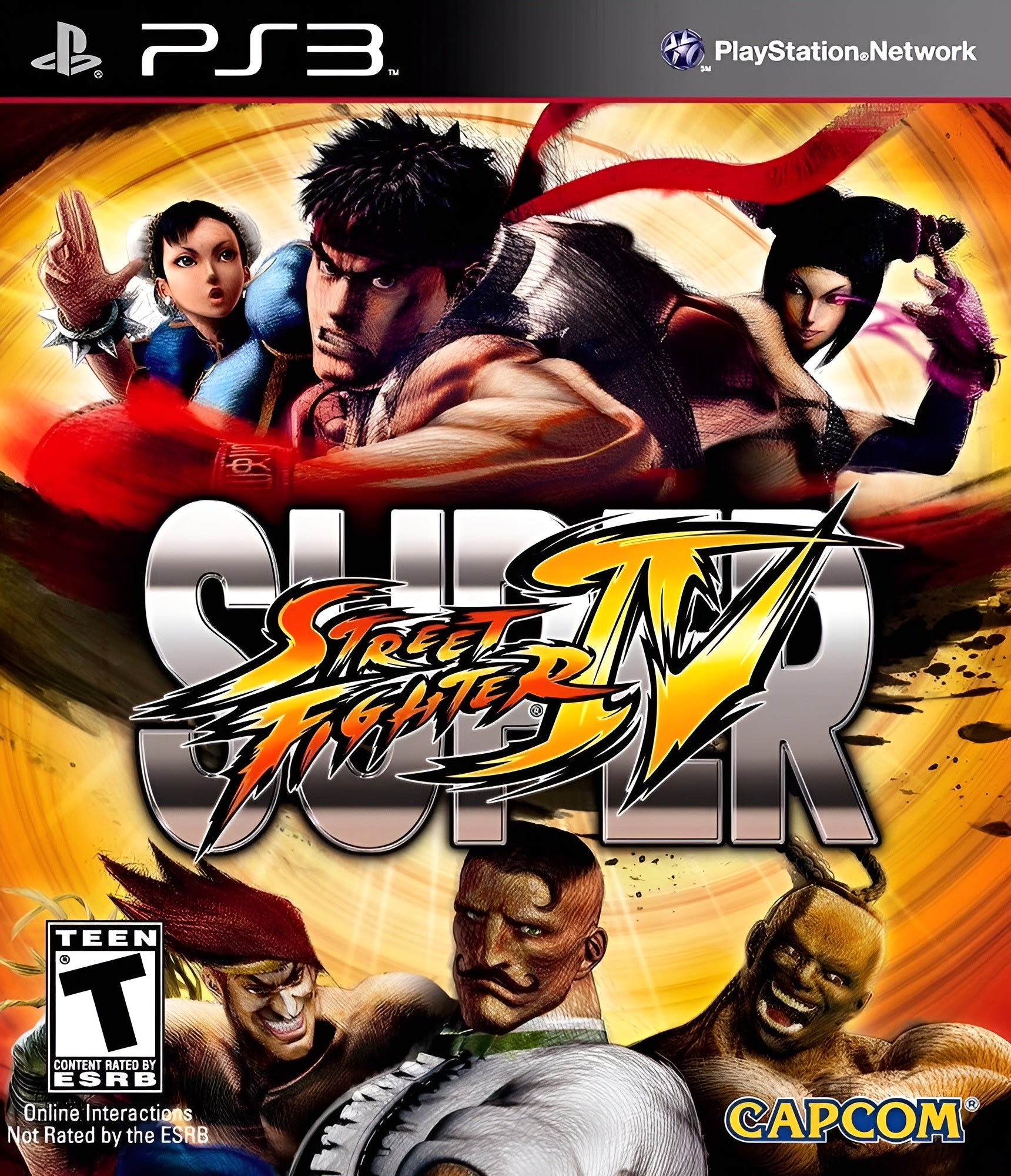 Super Street Fighter IV PS3 - Video Game - Used - CaveGamers