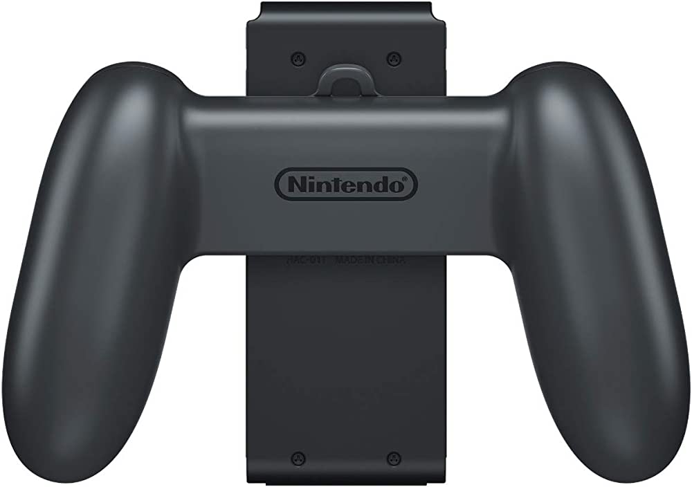 Switch Joy-Con Grip Controller - Black - Video Game Accessory - Used - CaveGamers - Image 2