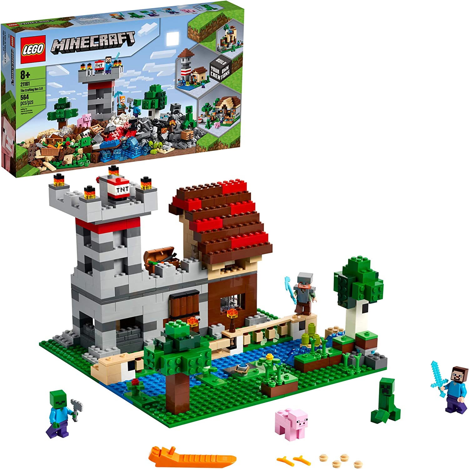 LEGO Minecraft The Crafting Box 3.0 21161 Building Sets - Toys - New - CaveGamers