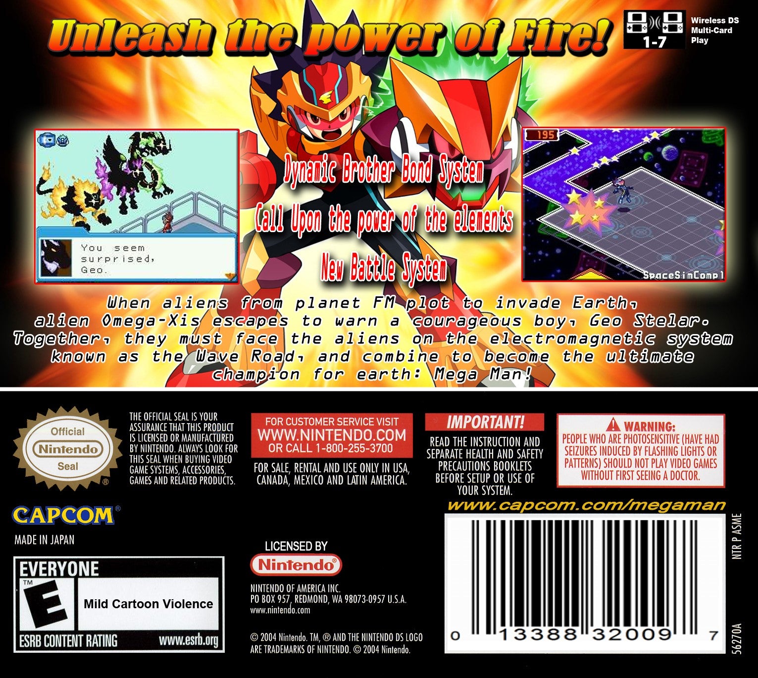 Mega Man StarForce: Leo DS - Video Game - Used - CaveGamers - Image 2