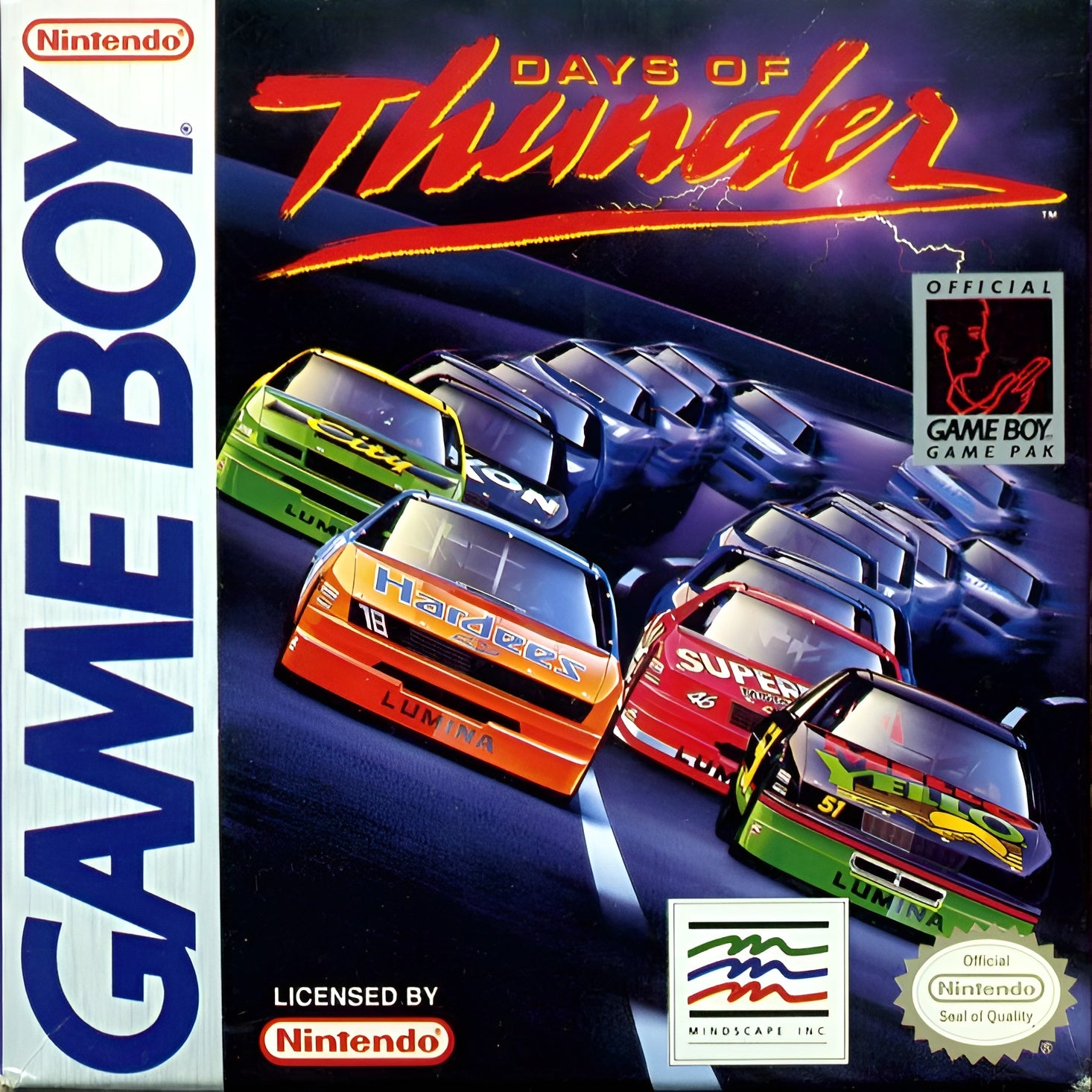 Days of Thunder Game Boy - Video Game - Used - CaveGamers