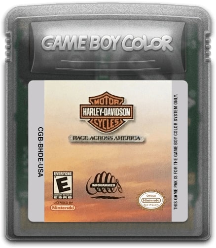 Harley Davidson: Race Across America Game Boy Color - Video Game - Used - CaveGamers - Image 3