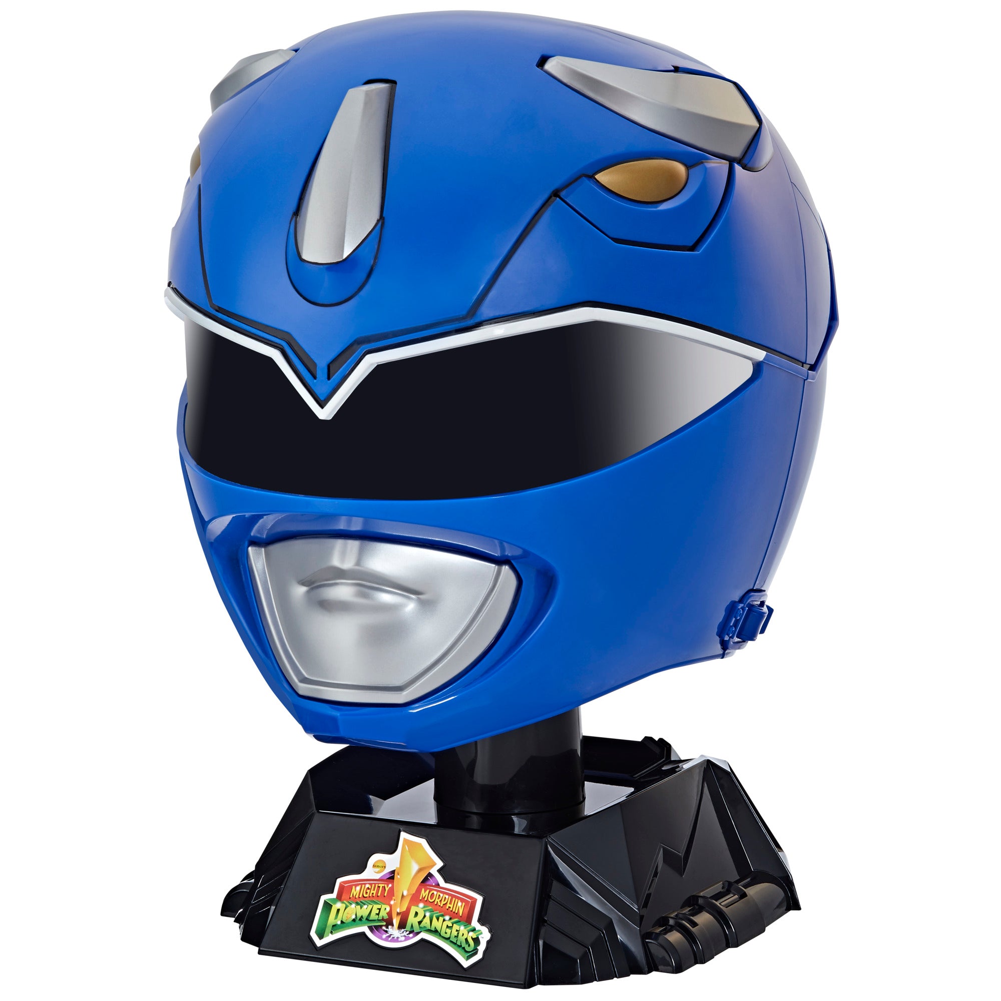 Power Rangers Lightning Collection Mighty Morphin Blue Ranger Helmet Prop Replicas - Toys - New - CaveGamers