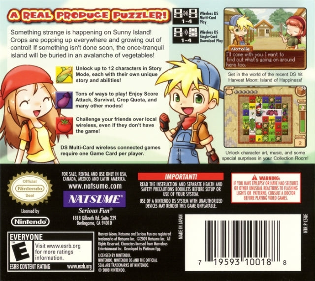 Harvest Moon: Frantic Farming DS - Video Game - Used - CaveGamers - Image 2