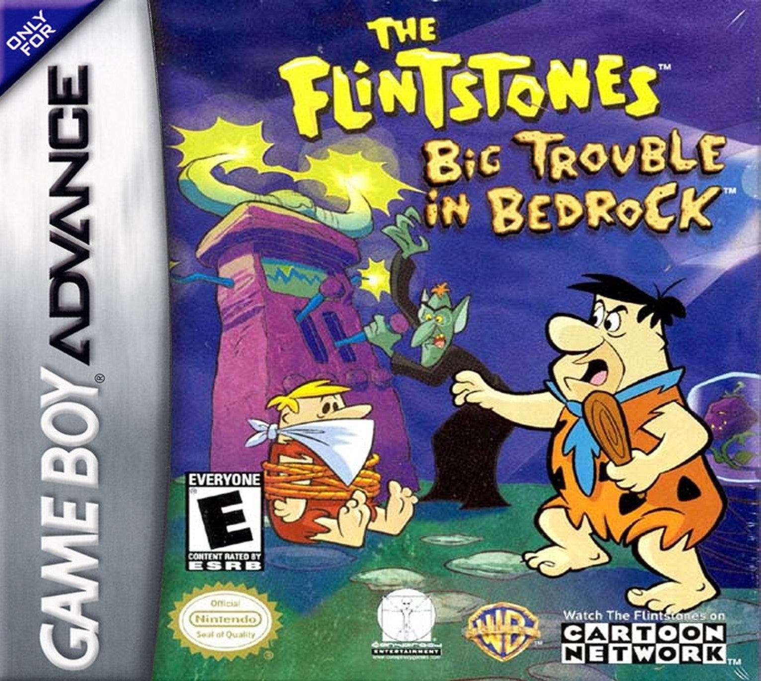 The Flintstones Big Trouble in Bedrock Game Boy Advance - Video Game - Used - CaveGamers
