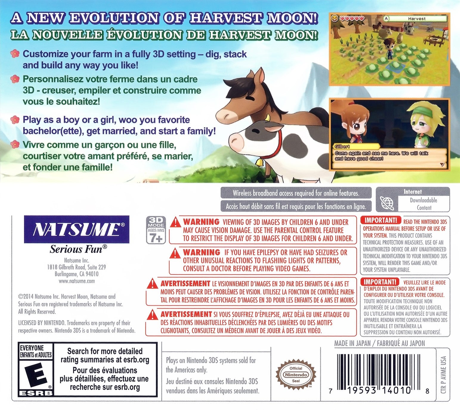Harvest Moon 3D: The Lost Valley