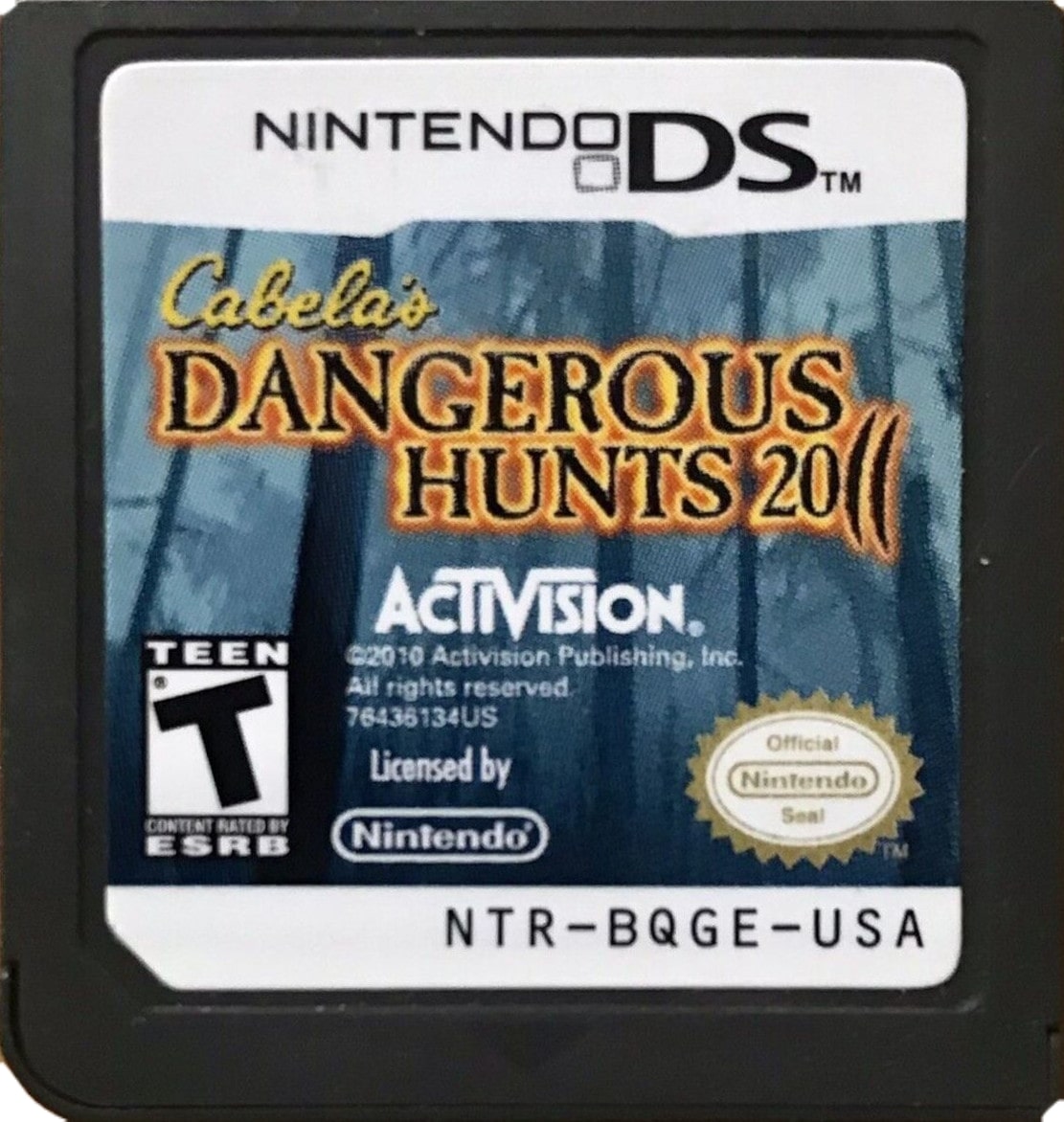 Cabela's Dangerous Hunts 2011 DS - Video Game - Used - CaveGamers - Image 3