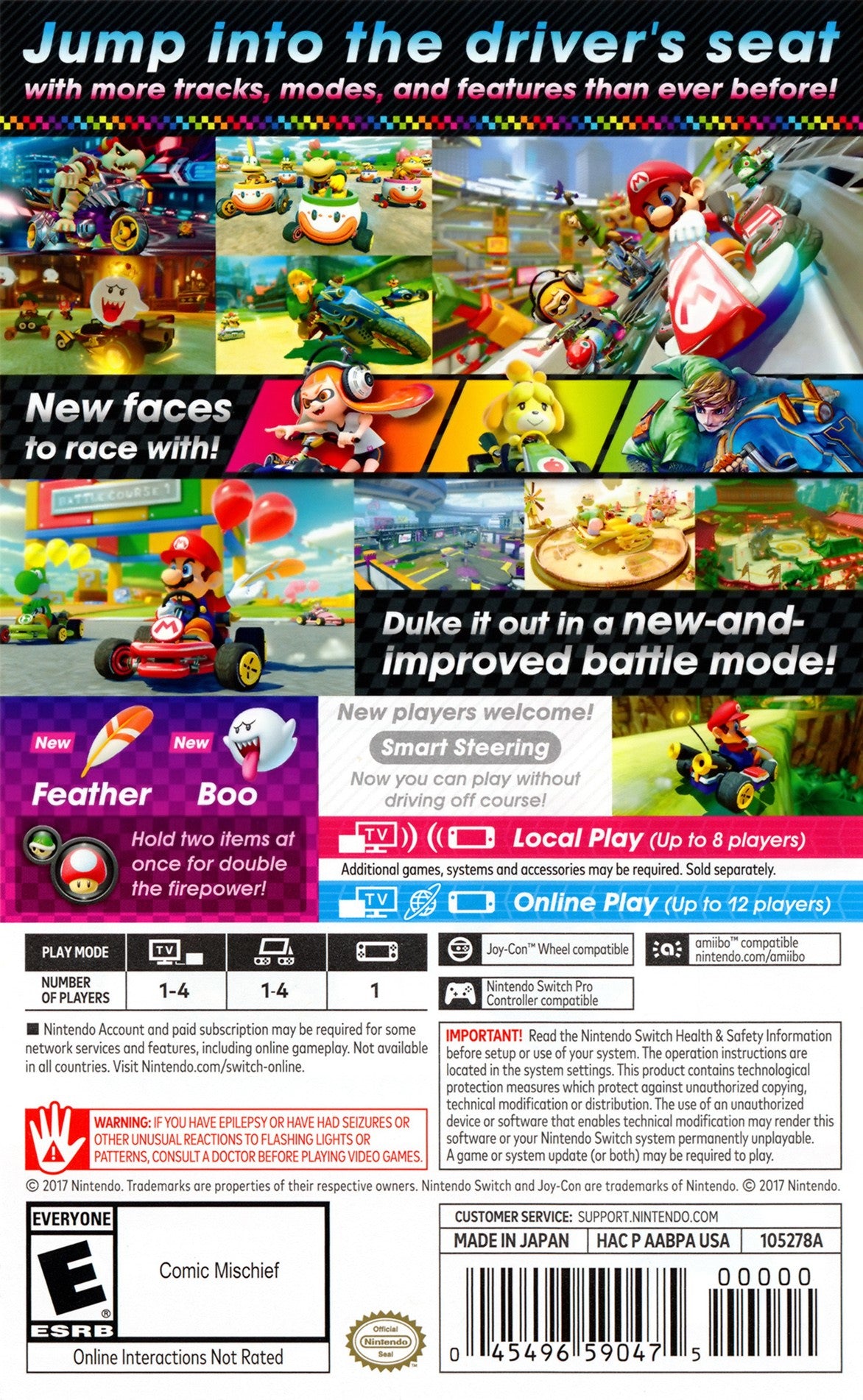 Mario Kart 8 Deluxe Switch - Video Game - Used - CaveGamers - Image 2