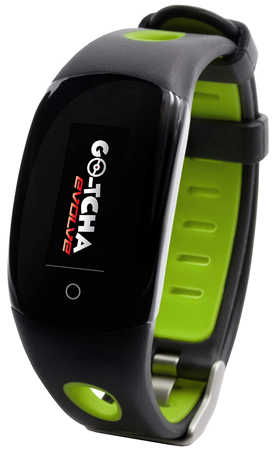 Pokemon Go GO-TCHA Evolve LED-Touch Wristband Accessory Auto Catch - Green/Black