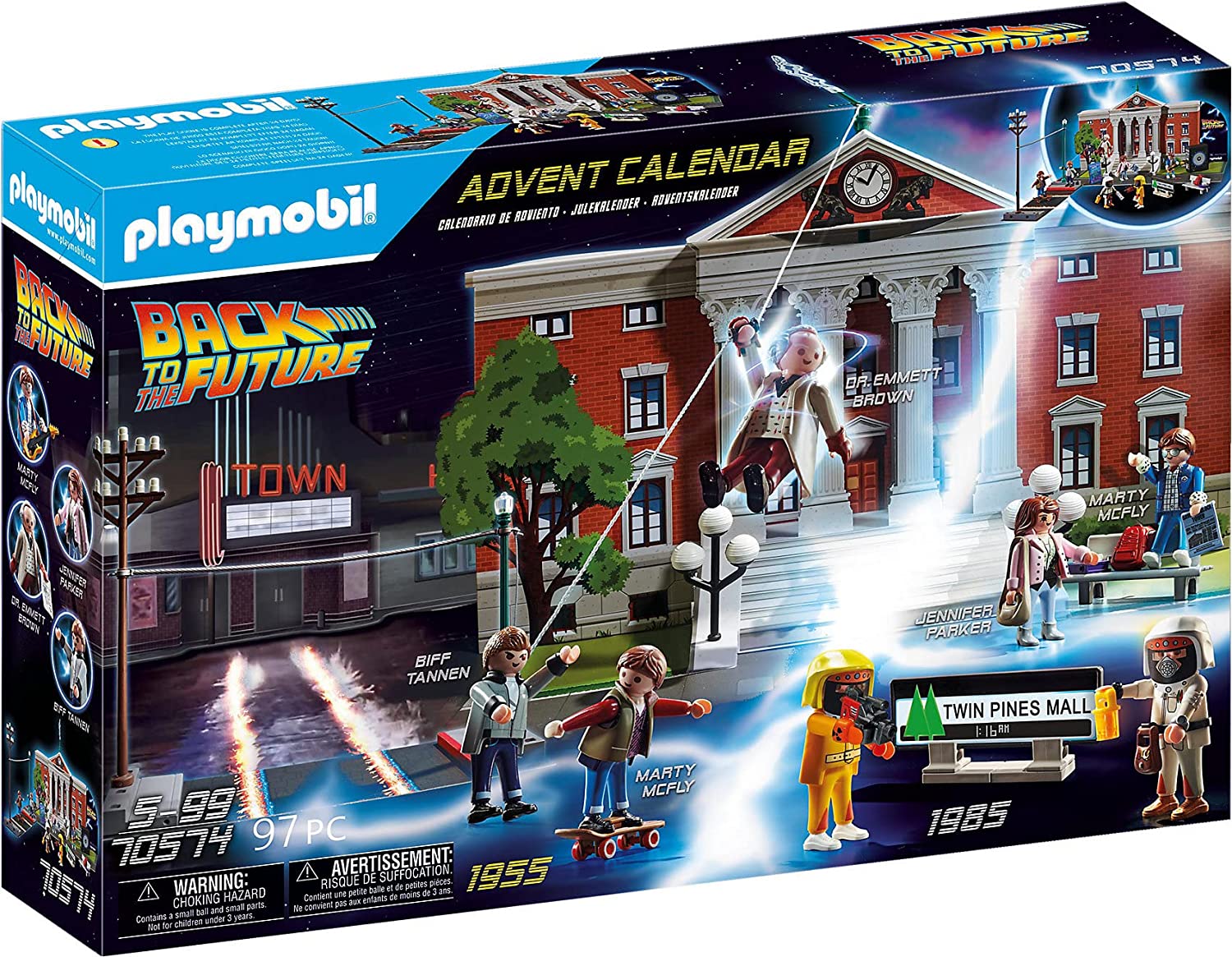 PLAYMOBIL Back To The Future Advent Calendar 70574 Building Sets - Toys - New - CaveGamers