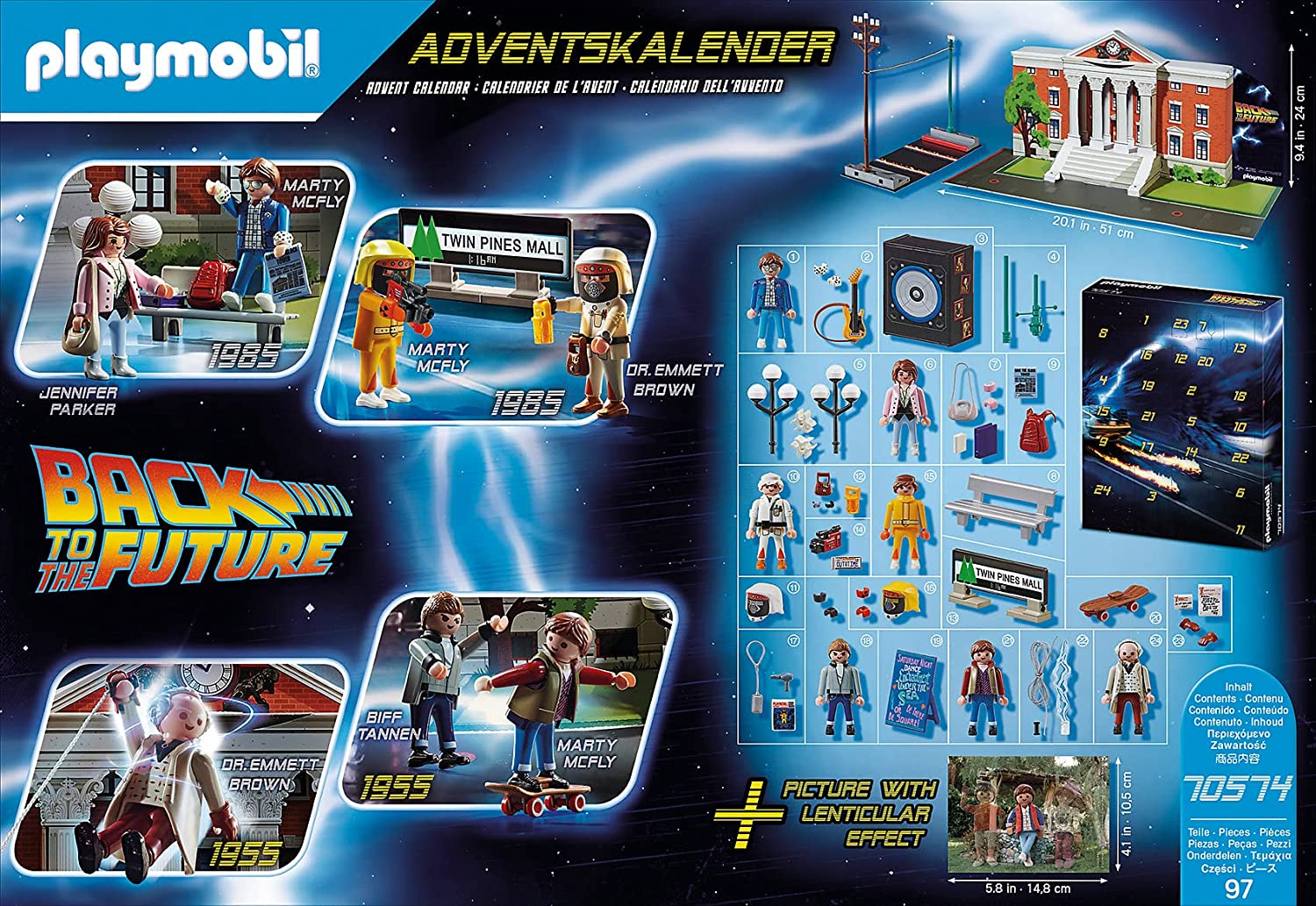 PLAYMOBIL Back To The Future Advent Calendar 70574