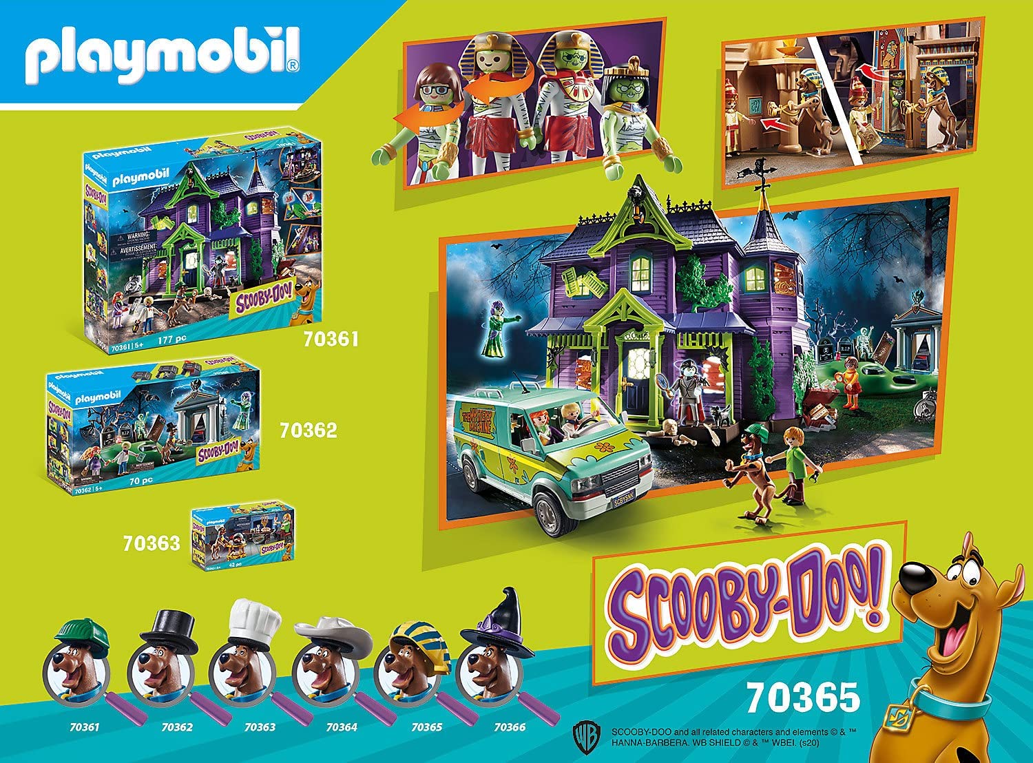 PLAYMOBIL Scooby-DOO! Adventure in Egypt Playset 70365 Building Sets - Toys - New - CaveGamers - Image 4