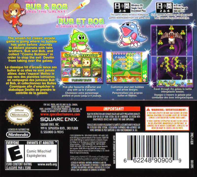 Space Bust - A - Move DS - Video Game - Used - CaveGamers - Image 2