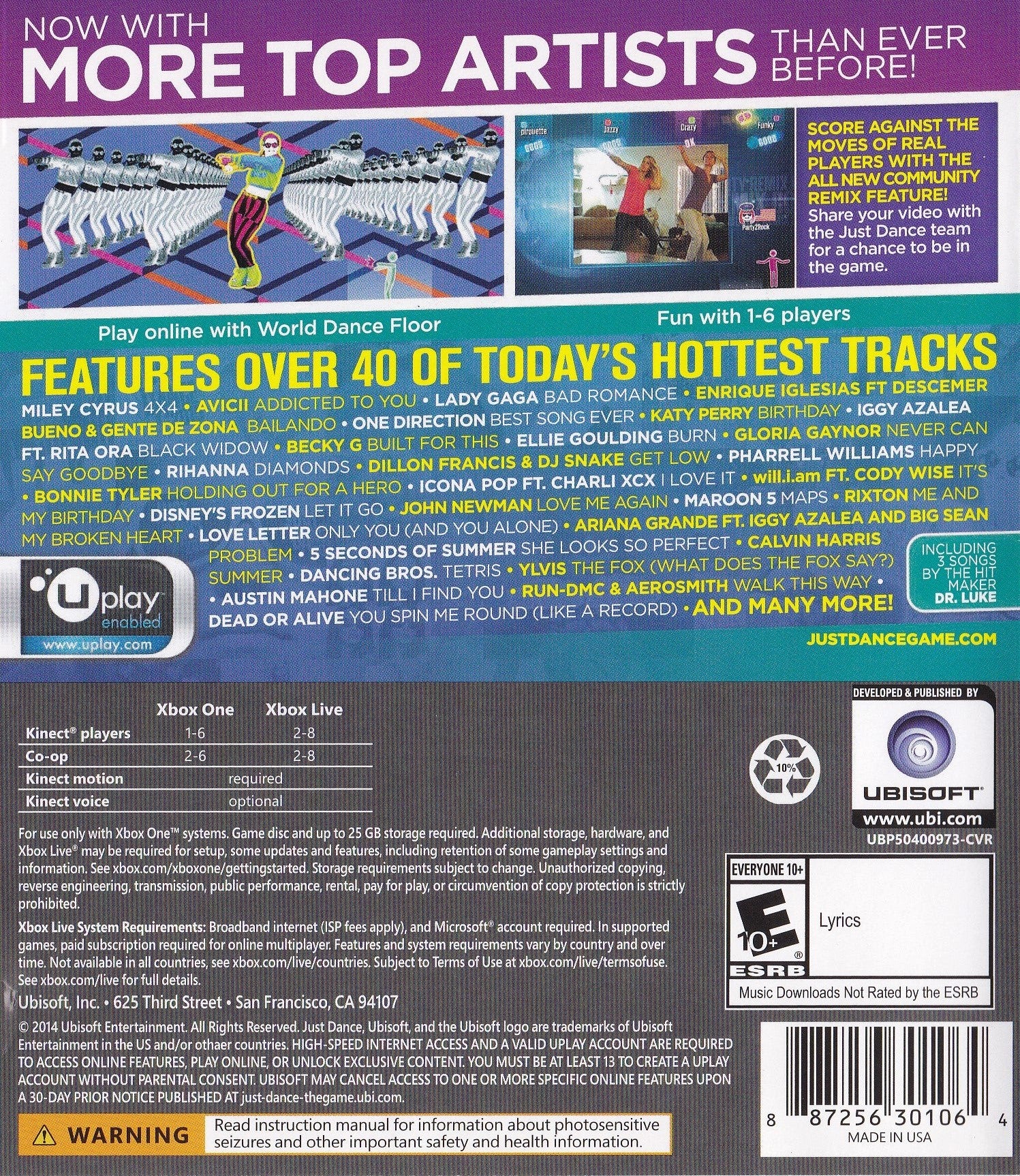 Just Dance 2015 Xbox One - Video Game - Used - CaveGamers - Image 2